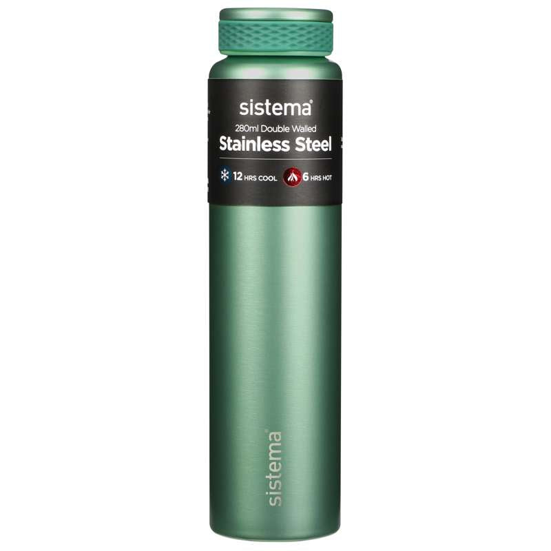 Sistema Termoflaske - Rustfritt Stål - 280ml - Grønn