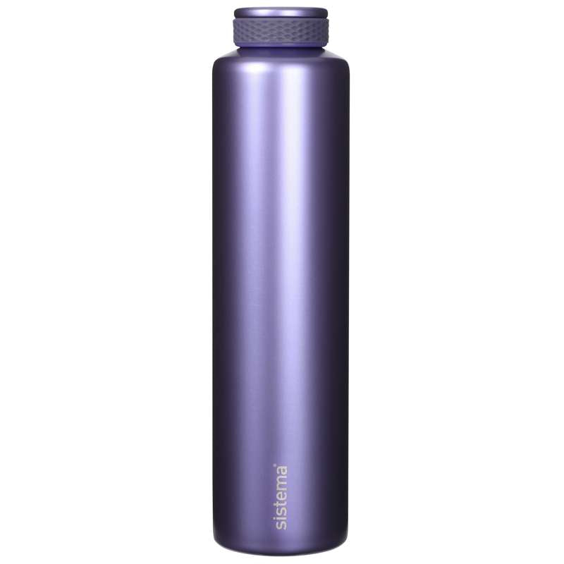 Système de bouteille thermique - Acier inoxydable - 600 ml - Violet