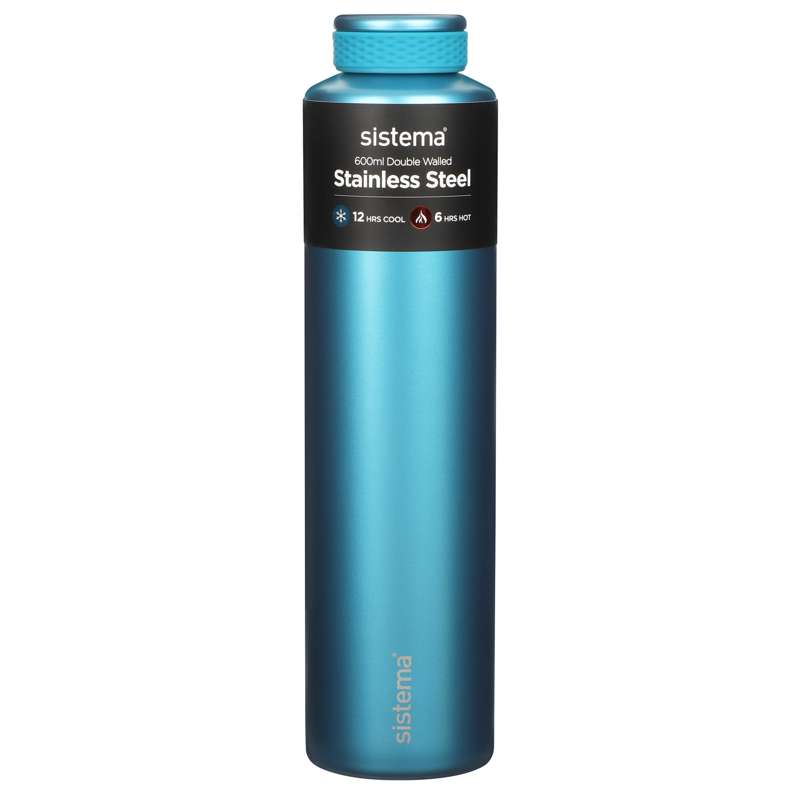 Thermos Flask System - Stainless Steel - 600ml - Teal