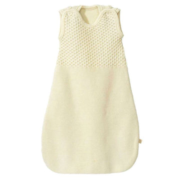 Disana Strikket Sovepose - Ærmeløs - Merinould - 75 cm. - Natural