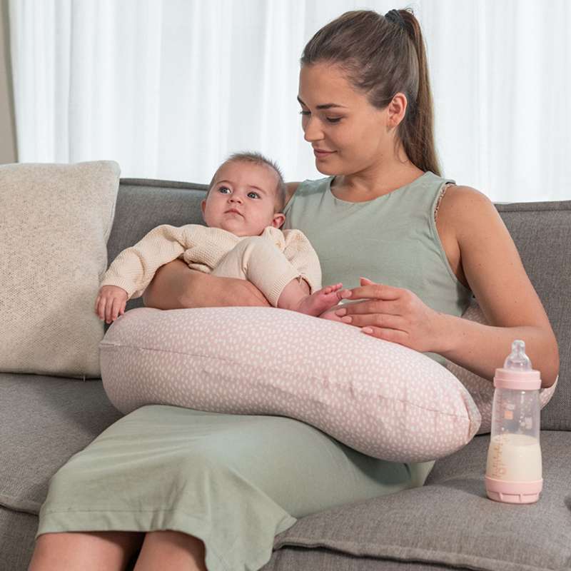 Coussin d'allaitement/grossesse Doomoo - Nuage - Rose