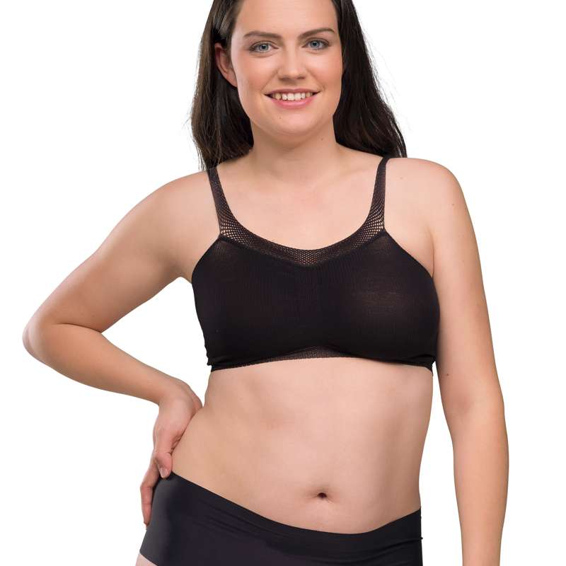 Carriwell Tehotenská podprsenka Komfort - čierna 