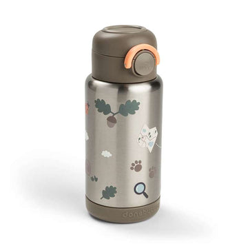 Done by Deer Termofľaša so slamkou - Tiny Trails - 340 ml - piesková 