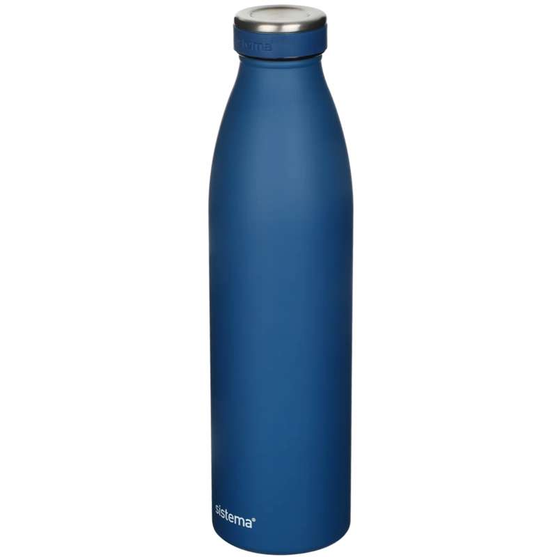 Thermos Flask System - Stainless Steel - 750ml - Ocean Blue