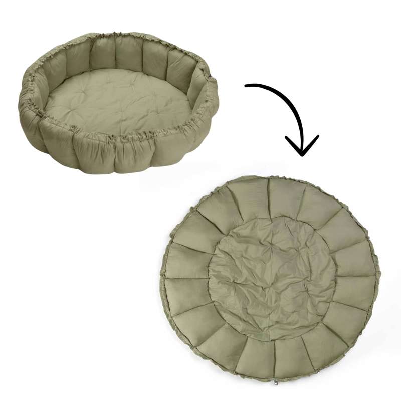 Play & Go Babynest Játszószőnyeg - Bloom - Meadow Green 