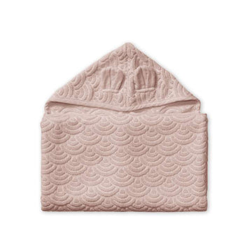 Cam Cam Copenhagen Handtuch mit Kapuze und Ohren - Junior - GOTS - Dusty Rose