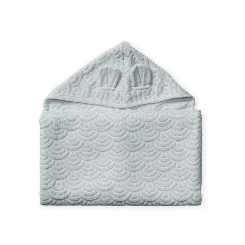 <tc>Cam Cam copenhagen</tc> Towel with Hood and Ears - Junior - GOTS - Classic Grey