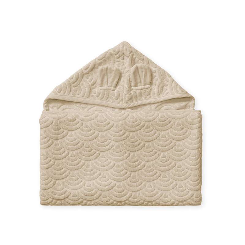 <tc>Cam Cam copenhagen</tc> Towel with Hood and Ears - Junior - GOTS - Almond