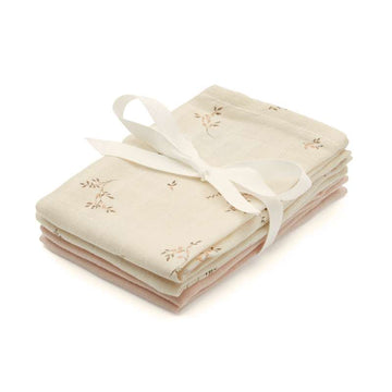 Cam Cam Copenhagen Lingettes de lavage - Lot de 4 - GOTS - Mélange Ashley/Koral