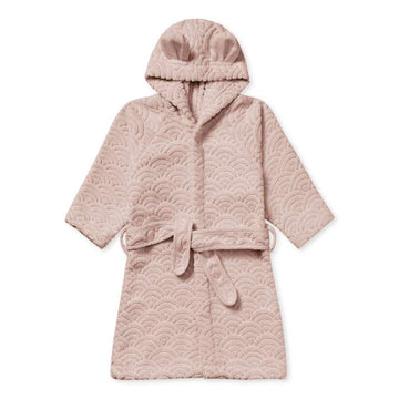 Cam Cam Copenhagen Accappatoio con cappuccio e orecchie - 3-4 anni - GOTS - Rosa Polveroso 