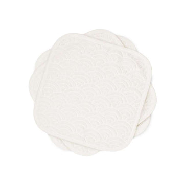 Cam Cam Copenhagen Lingettes de lavage - Lot de 3 - GOTS - Blanc cassé