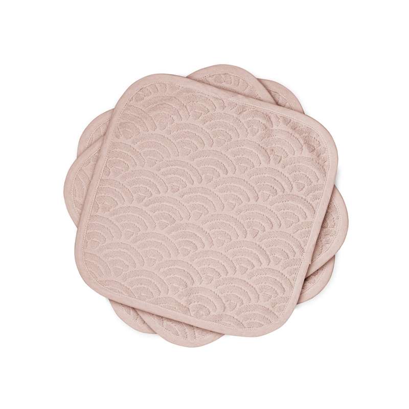 <tc>Cam Cam copenhagen</tc> Washcloths - 3-Pack - GOTS - Dusty Rose