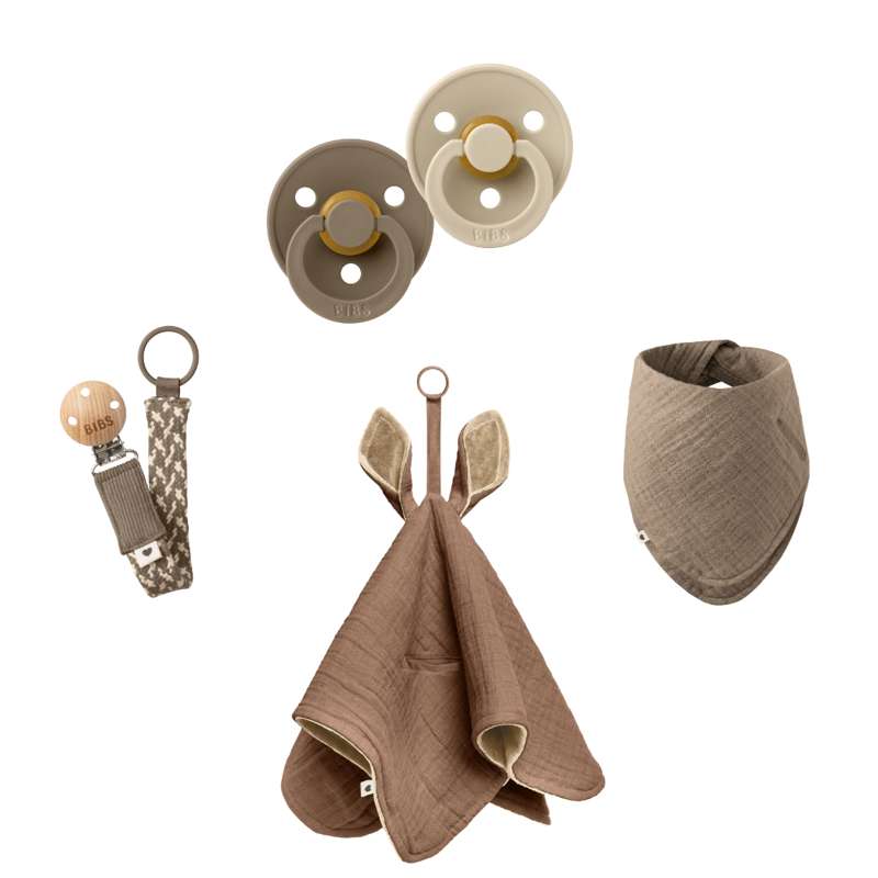 BIBS Paket - Št. 1 - Temni hrast/Vanilija 