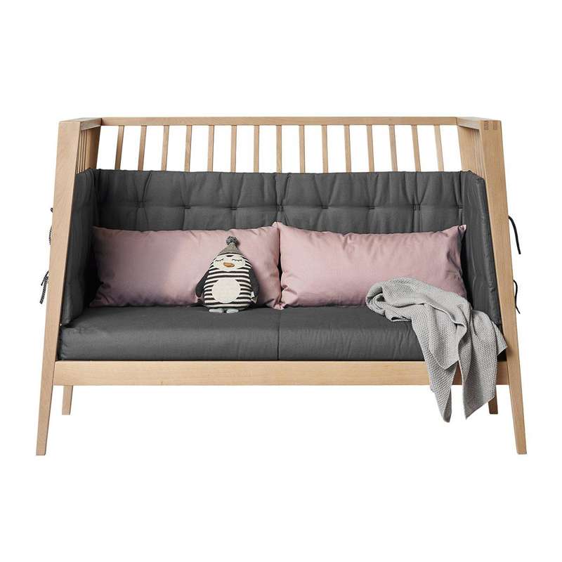 Ensemble de canapés Leander pour lit bébé Linea et Luna 120 cm - Cool Grey