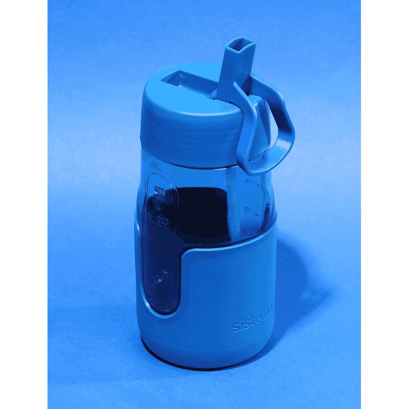 Sistema Flip Sipper Bottle Water Bottle - 700ml - Ocean Blue