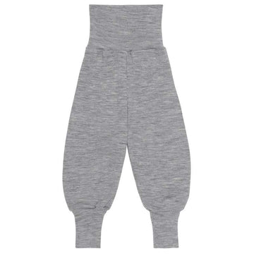 Engel Natur Babybukser m. Taljerib - Uld/Silke - Grey