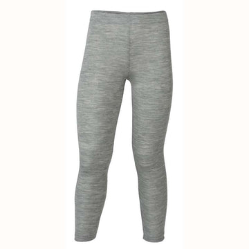 Engel Nature Hosen/Leggings – Wolle/Seide – Grau Melange