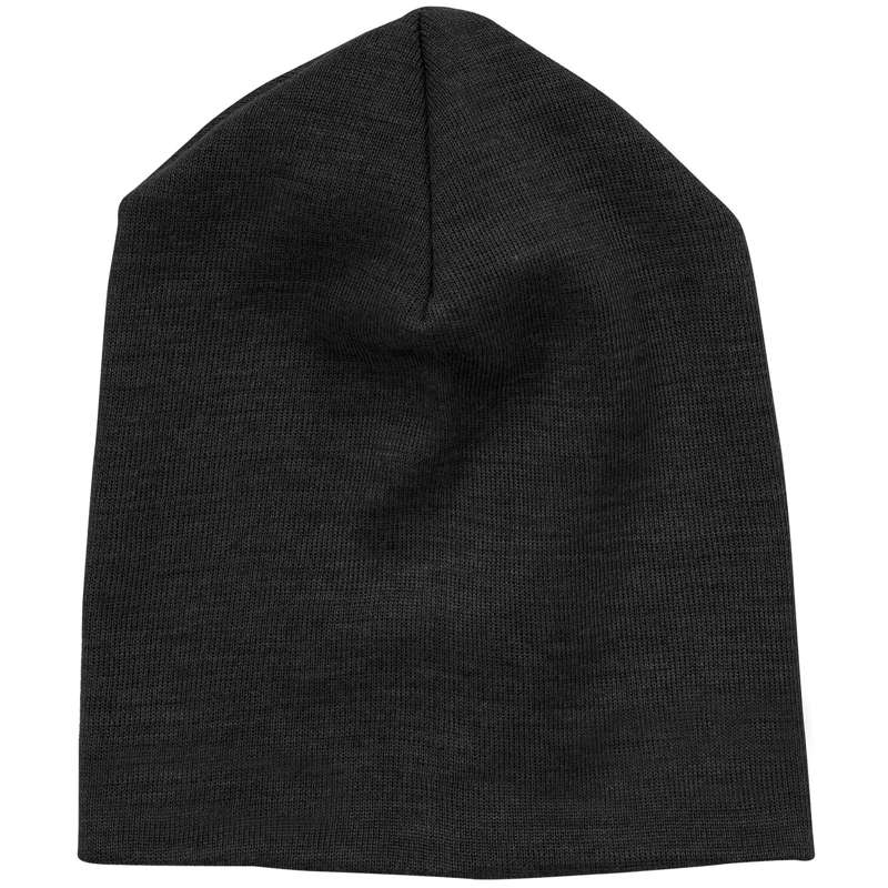 Engel Natur Hue/Beanie für Frauen - Wolle/Seide - Schwarz 