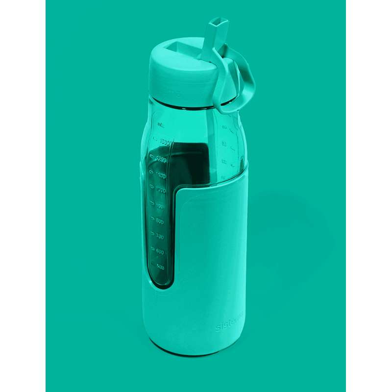 Sistema Flip Sipper Bottle Drinking Bottle - 1.5L - Minty Teal