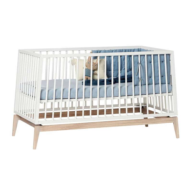 Leander Luna Baby Bed 70x140 cm - White/Oak