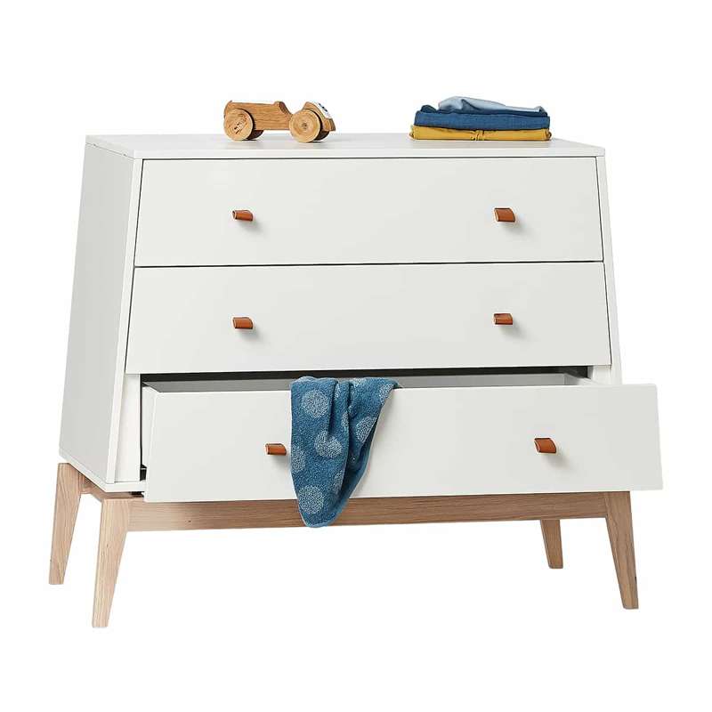 Leander Luna Chest of Drawers - White/Oak