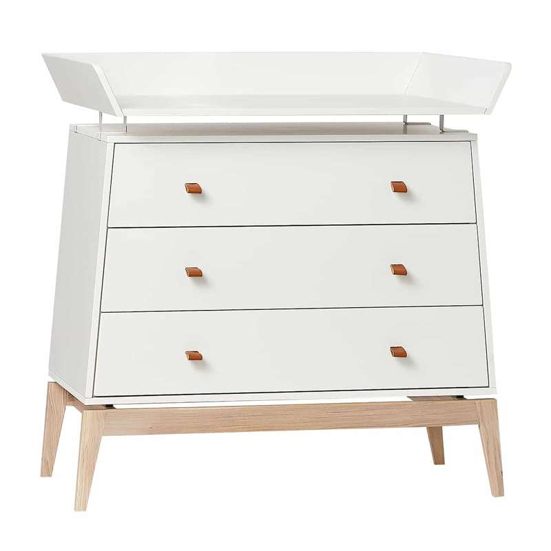 Leander Unité de rangement pour commode Luna - Blanc