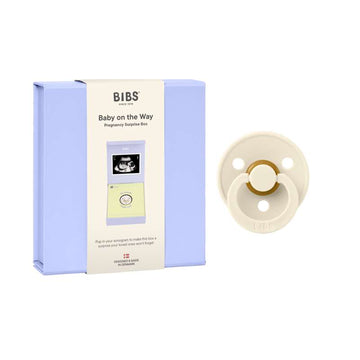 BIBS Bonjour bébé Surprise Coffret cadeau - caoutchouc naturel - t. 1 - Ivoire 