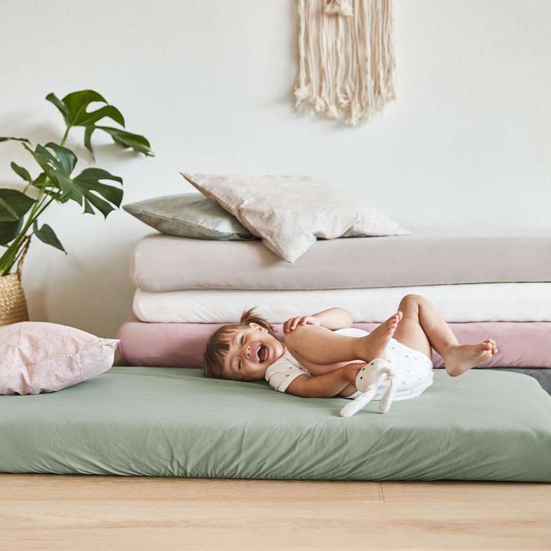 Leander Sheet for Toddler bed - 2-pack - Organic - Sage Green 