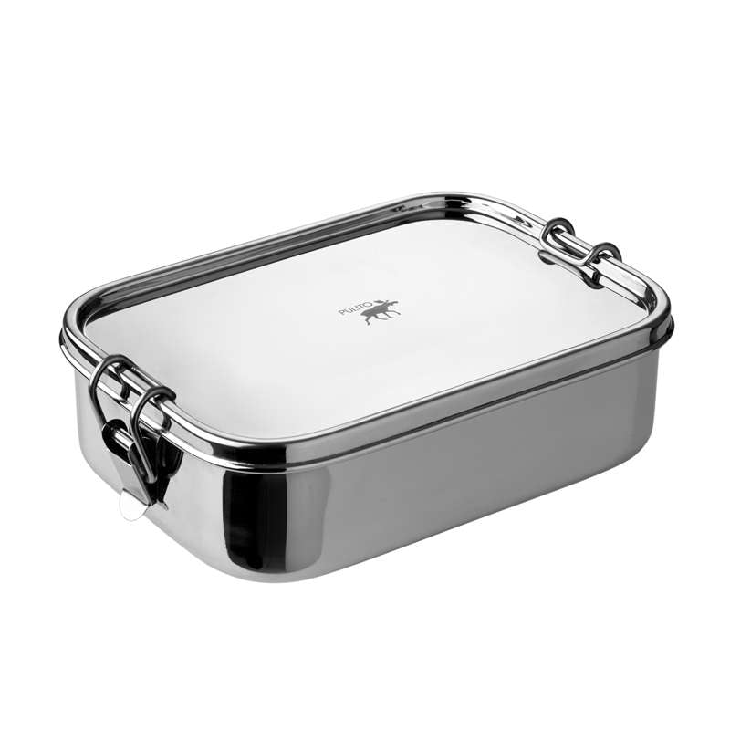 Pulito PureLunchBox Lunchbox - Stainless Steel - Airtight - Large