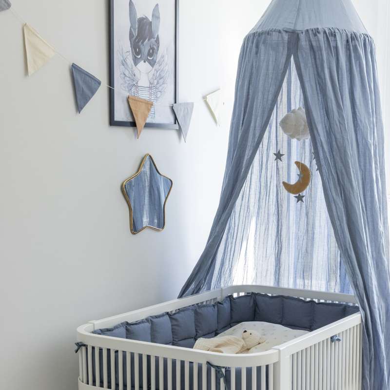 Sebra Flag banner - Double-sided - Forest Lake Blue 