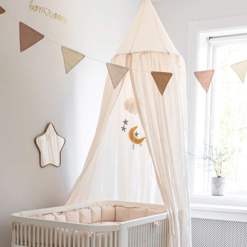 Sebra Flag banner - Double-sided - Birchbark Rose 