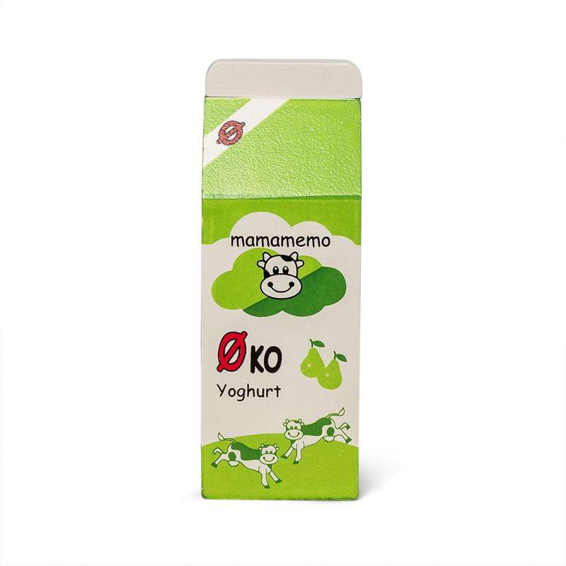 MaMaMeMo Wooden Play Food - Yogurt with pear/banana (organic)