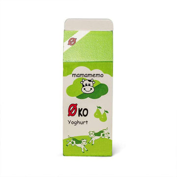 MaMaMeMo Wooden Play Food - Yogurt with pear/banana (organic)