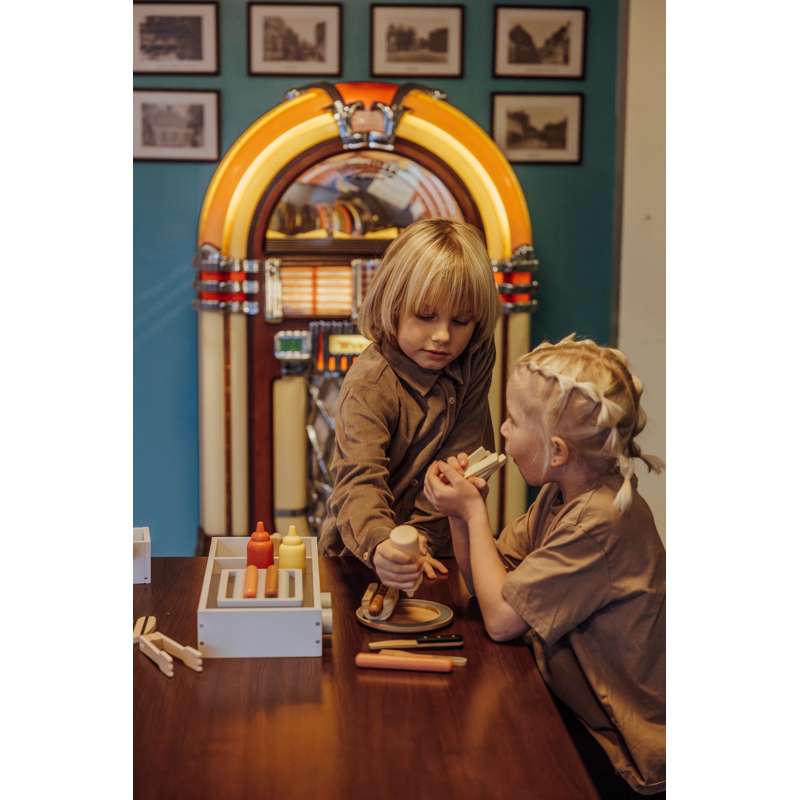 MaMaMeMo Pølsebod m. Tilbehør