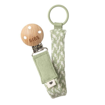 Accessoires BIBS - Attache-sucette Paci Braid - Sage/Ivoire