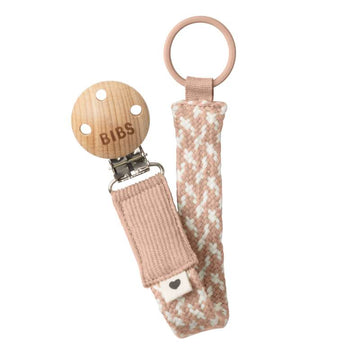 Accessoires BIBS - Attache-sucette Paci Braid - Blush/Ivoire