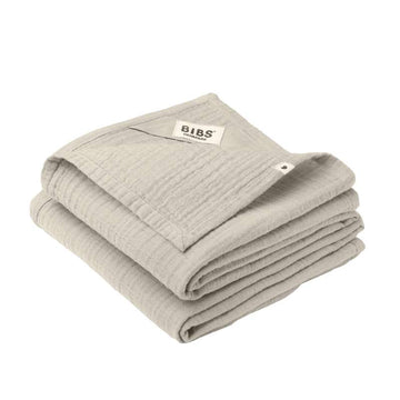 BIBS Sleep - Langes en mousseline en paquet de 2 - 70x70 cm - Sable