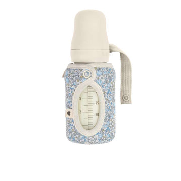 BIBS Flasche - Hülle für Babyflasche - Klein - 110 ml - Eloise/Ivory