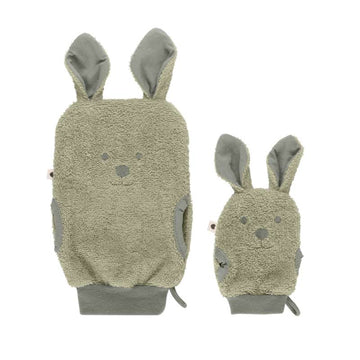 BIBS Badekänguru Waschlappen - 2er Pack - Salbei