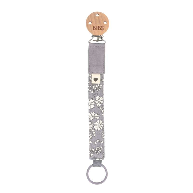 BIBS Zubehör - Schnullerclip Schnullerkette - Liberty - Capel/Fossil Grey