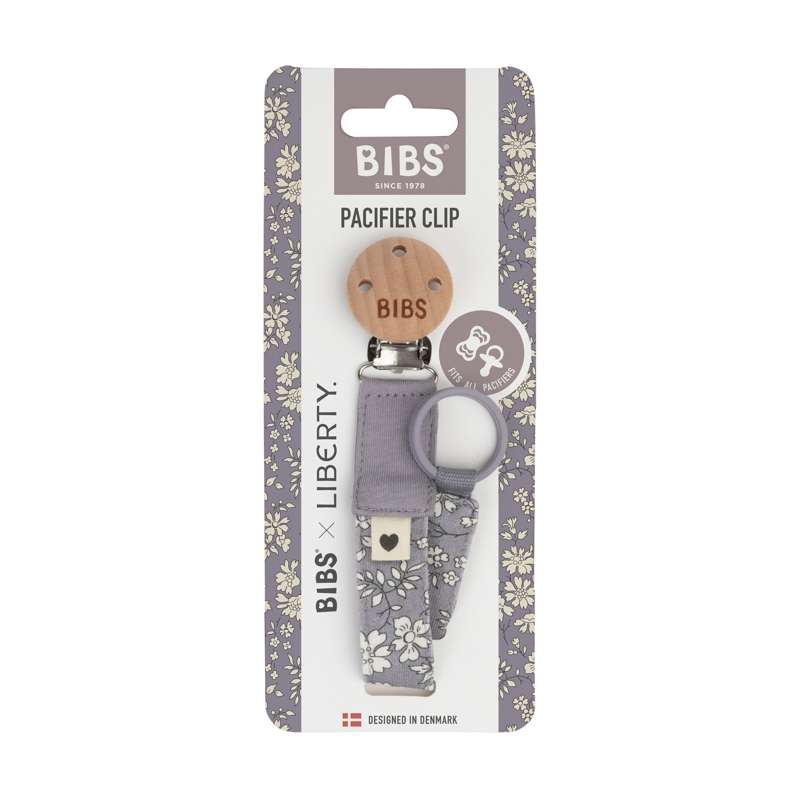 Accessoires BIBS - Attache-sucette Suttesnor - Liberty - Capel/Gris fossile