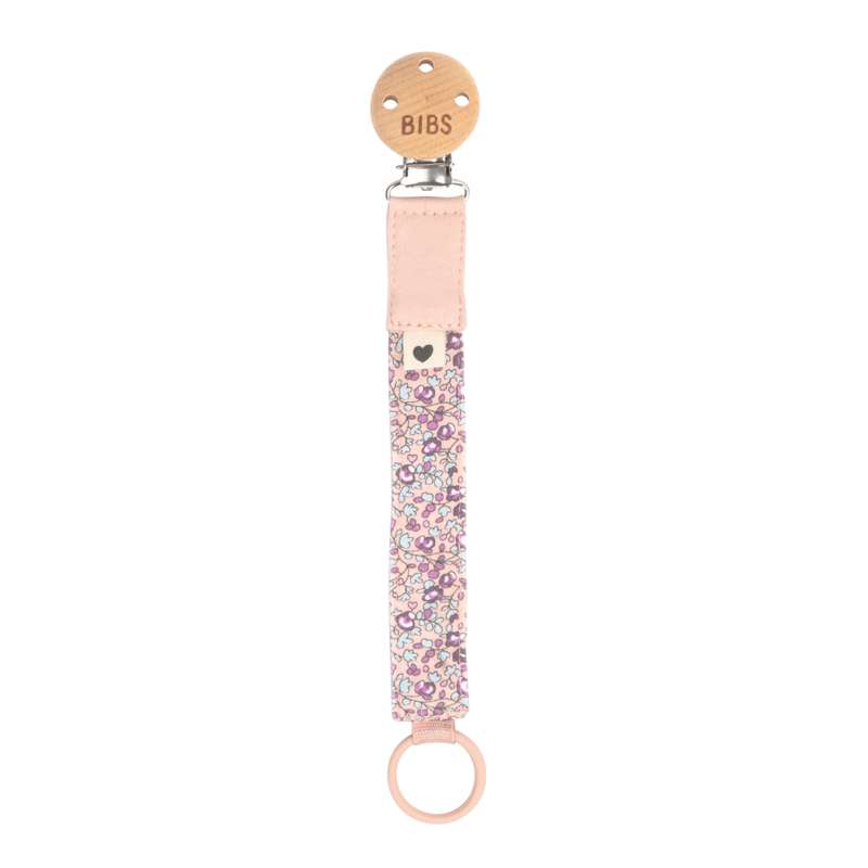 BIBS Zubehör - Schnullerclip Schnullerkette - Liberty - Eloise/Blush