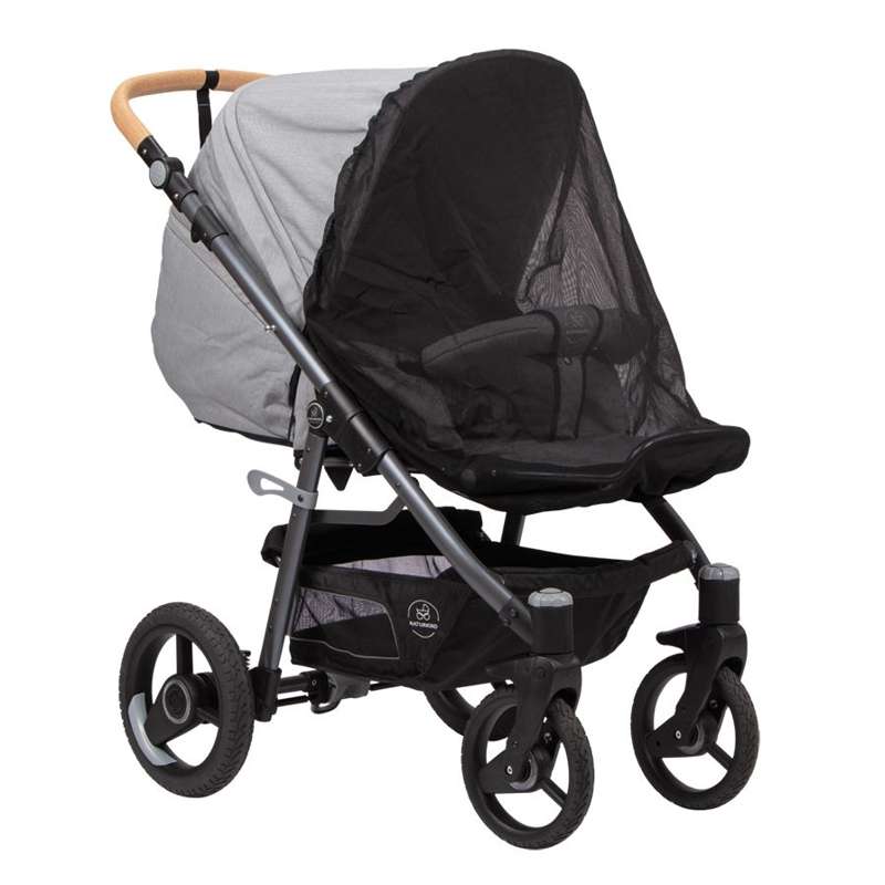 Naturkind Mückennetz für Buggy und Kinderwagen - Schwarz