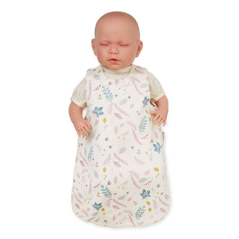 <tc>Cam Cam copenhagen</tc> Sleeping Bag for Doll - GOTS - Pressed Leaves Rose