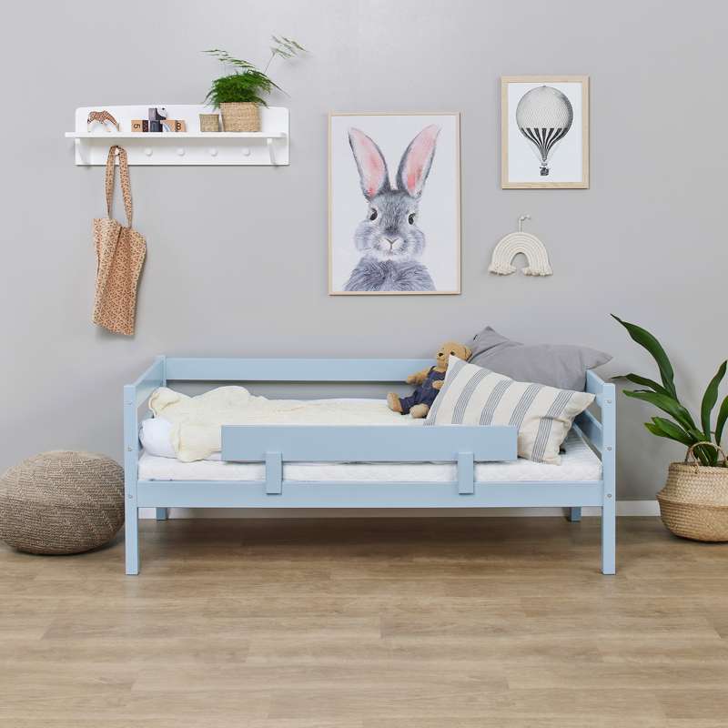 Hoppekids ECO Comfort - Bedhekje voor Juniorbed - Droom Blauw 