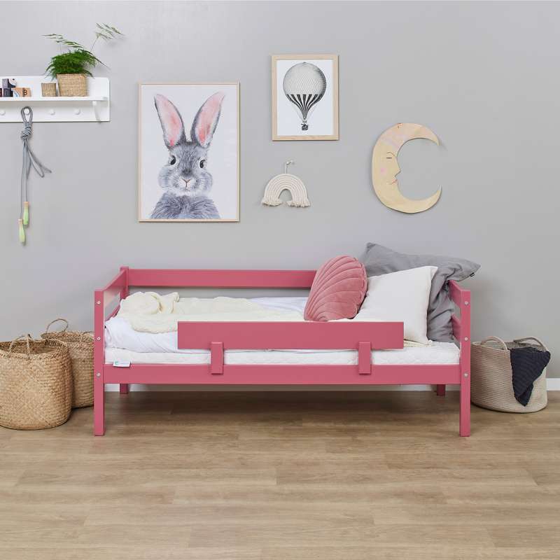 Hoppekids ECO Comfort - Bettschutzgitter für Juniorbett - Barockrosa