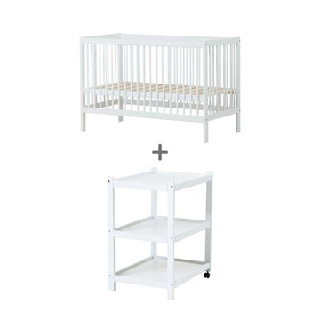 Hoppekids IDA-MARIE Bundle - Babyseng og IDA-MARIE Puslebord