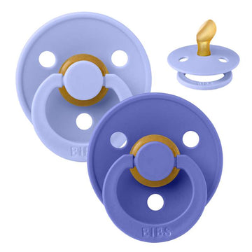 BIBS Anatomische Colour Sut - 2er-Pack - Gr. 1 - Naturkautschuk - Hush/Grape 