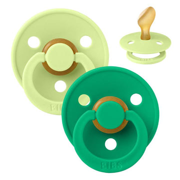 BIBS Anatómiai Colour Sut - 2 db-os kiszerelés - mé. 2 - természetes gumi - Matcha/Cactus 