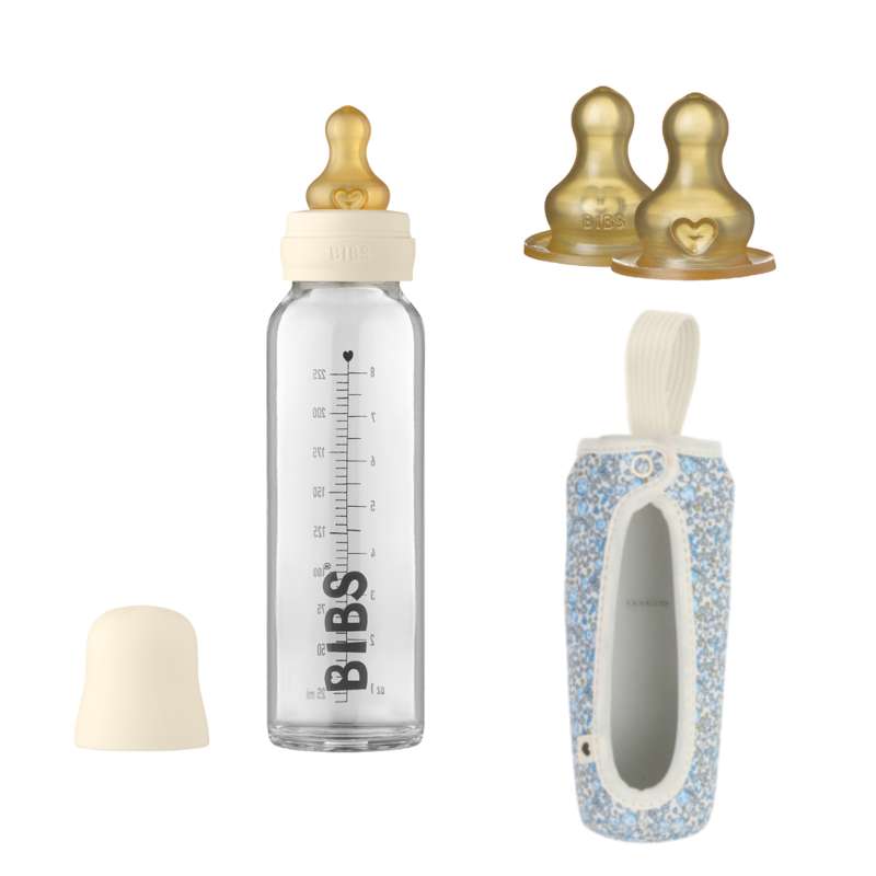 BIBS Bottle Bundle - No12 - Grand - Ivoire/Bleu Eloise